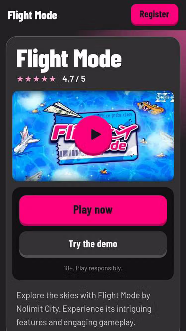 Screenshot of flightmode.mom