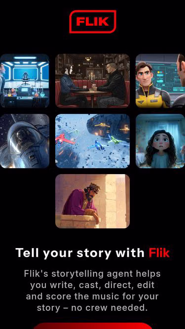 Screenshot of flik.la