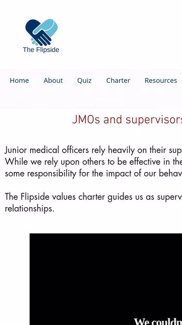 Screenshot of flipside.org.au