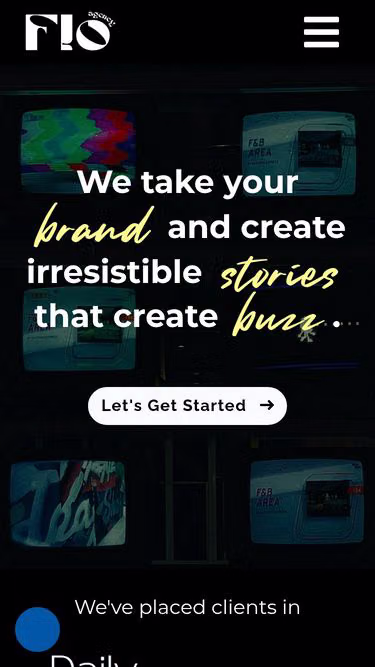 Screenshot of flo.agency