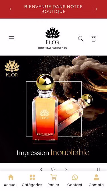 Screenshot of flor.fr