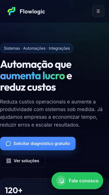 Screenshot of flowlogic.com.br