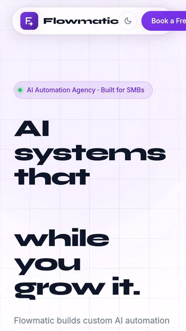 Screenshot of flowmatic.works