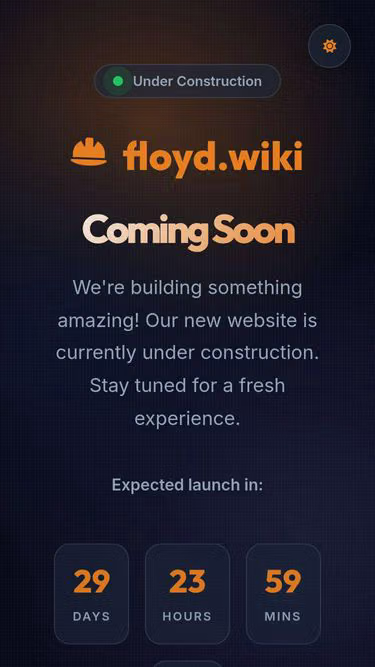 Screenshot of floyd.wiki