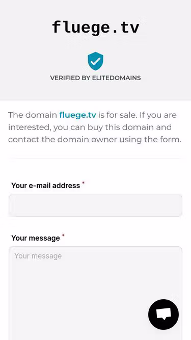 Screenshot of fluege.tv