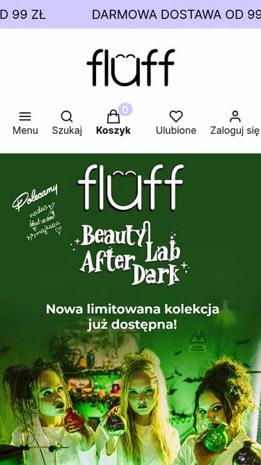 Screenshot of fluff.com.pl