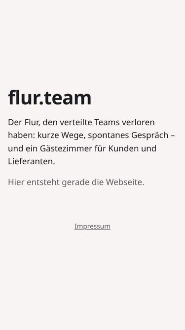 Screenshot of flur.team