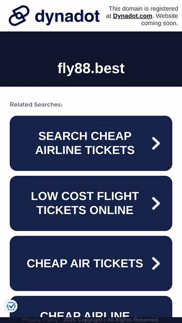 Screenshot of fly88.best
