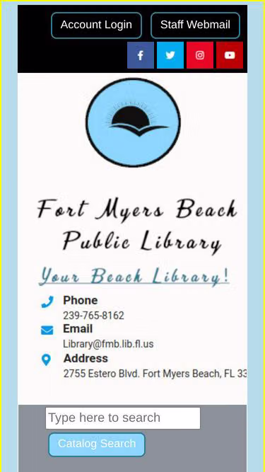 Screenshot of fmb.lib.fl.us