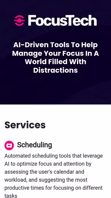 Screenshot of focustech.net