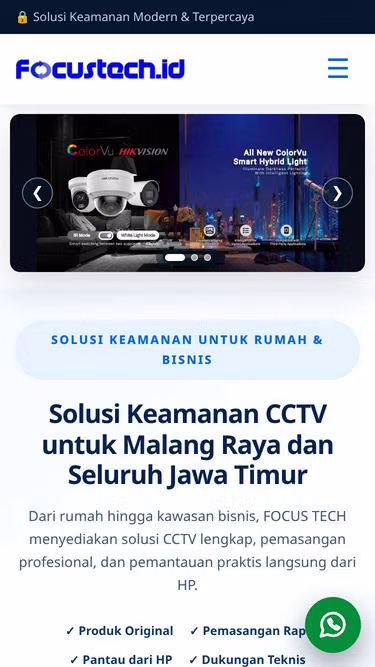 Screenshot of focustech.web.id