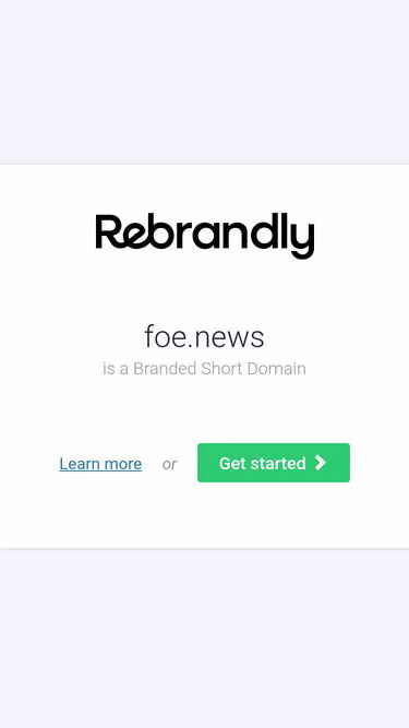Screenshot of foe.news