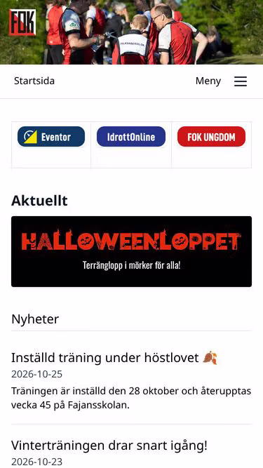 Screenshot of fok.se