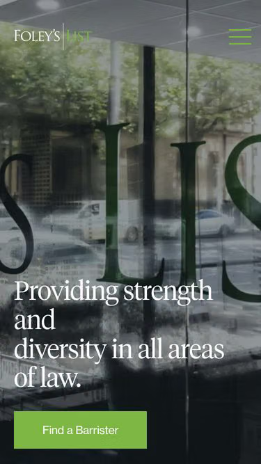 Screenshot of foleys.com.au
