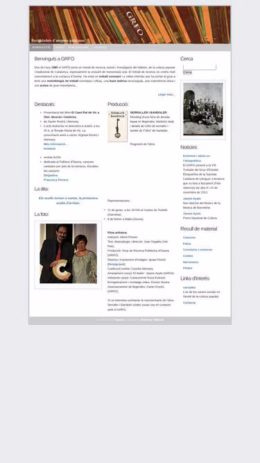 Screenshot of folklore.cat
