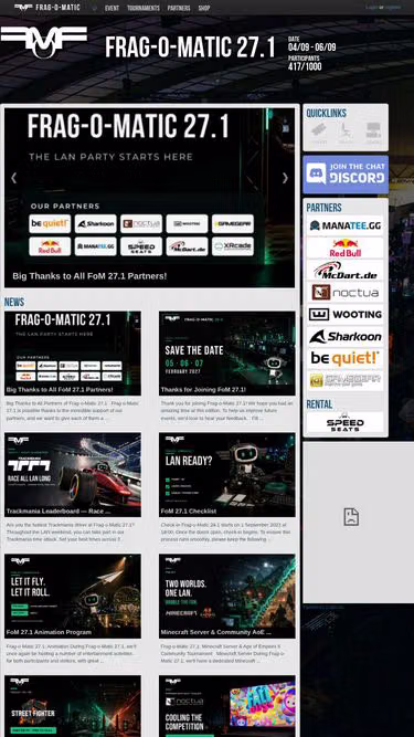 Screenshot of fom.be
