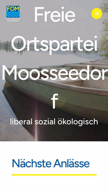 Screenshot of fom.ch