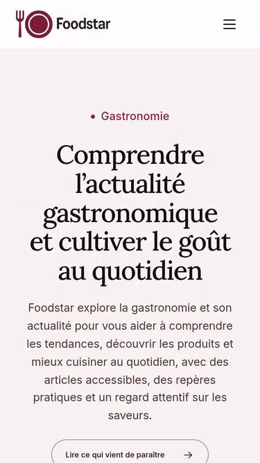 Screenshot of foodstar.fr