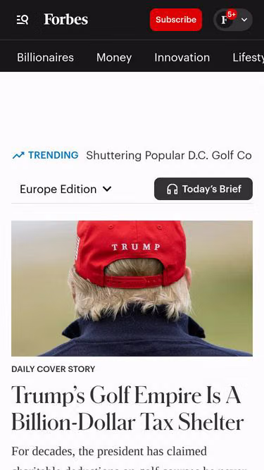 Screenshot of forbes.chat