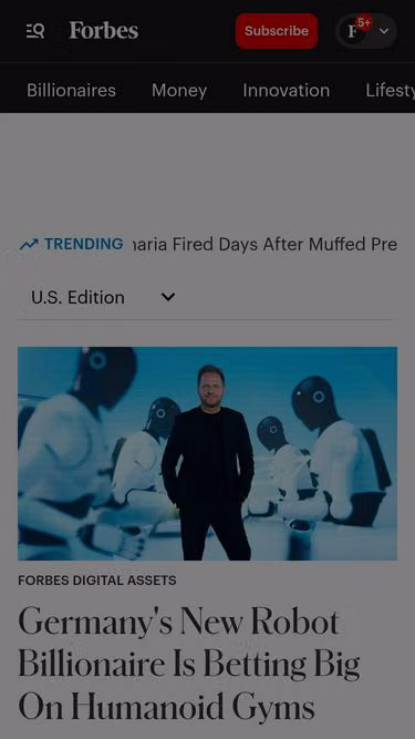Screenshot of forbes.express