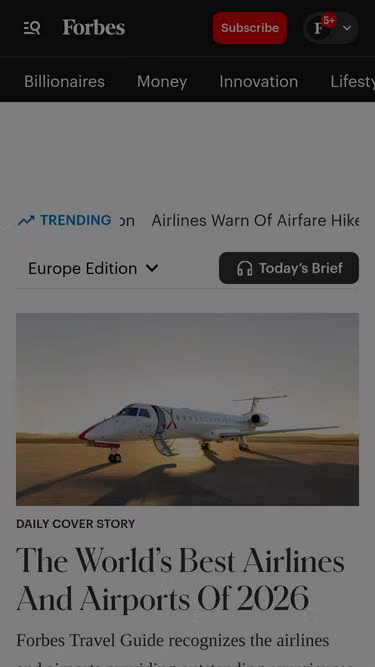 Screenshot of forbes.haus