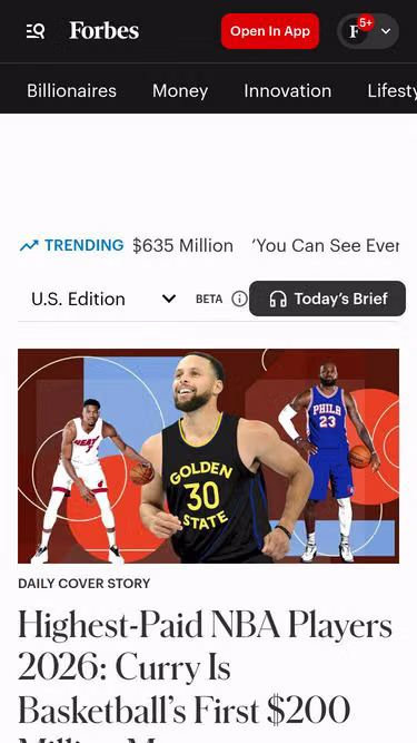 Screenshot of forbes.mba