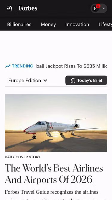 Screenshot of forbes.show