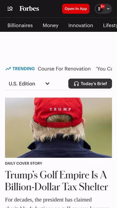 Screenshot of forbes.training