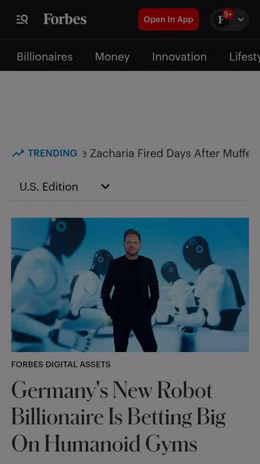 Screenshot of forbes.vet