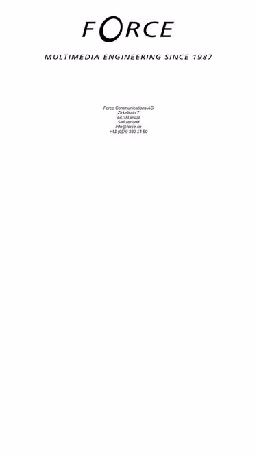 Screenshot of force.ch