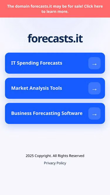 Screenshot of forecasts.it