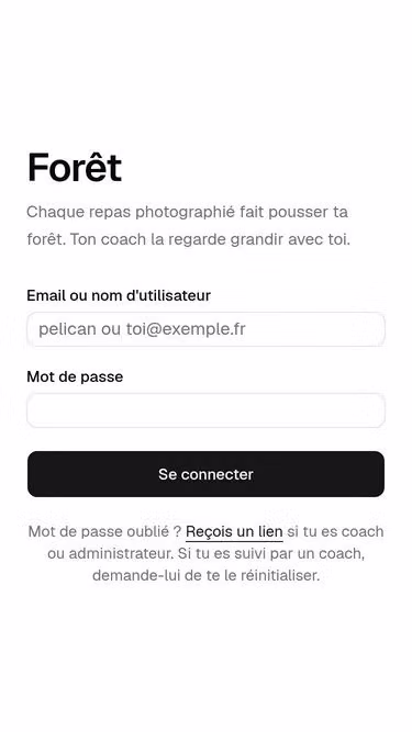 Screenshot of foret.website