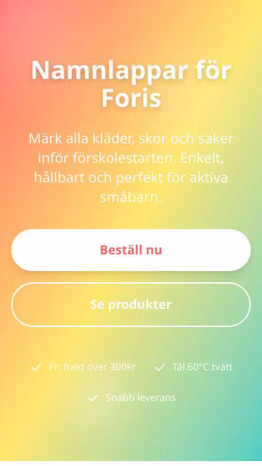 Screenshot of foris.se