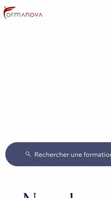 Screenshot of formanova.fr