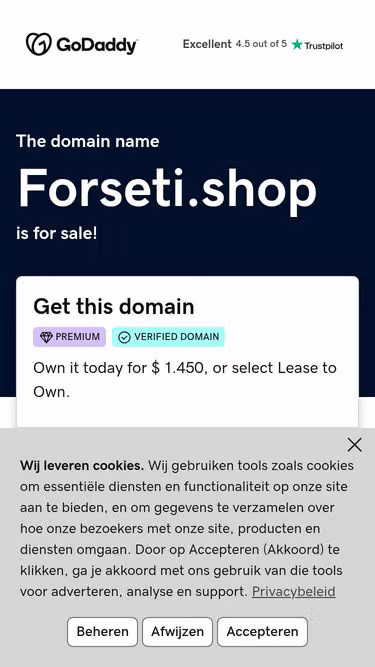 Screenshot of forseti.shop