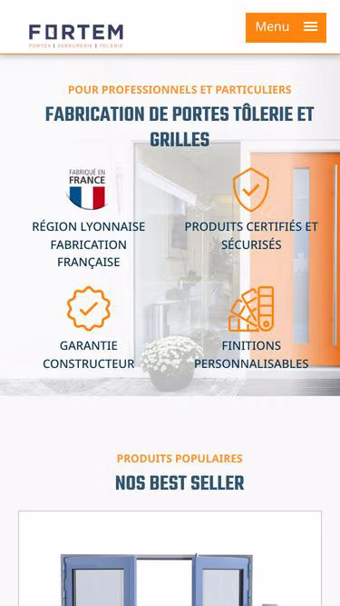 Screenshot of fortem.fr