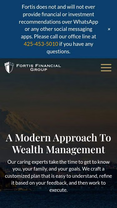 Screenshot of fortis.capital