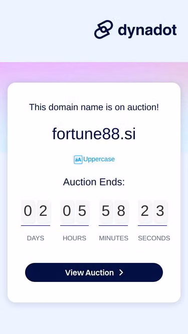 Screenshot of fortune88.si