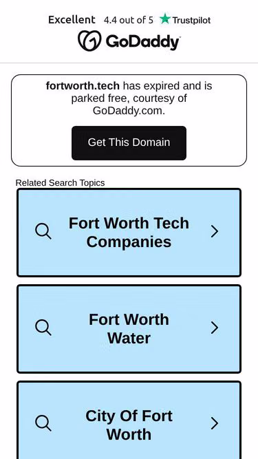 Screenshot of fortworth.tech