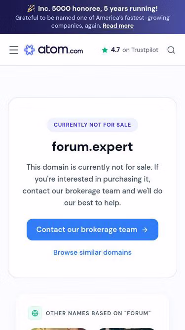 Screenshot of forum.expert
