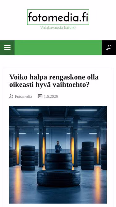 Screenshot of fotomedia.fi