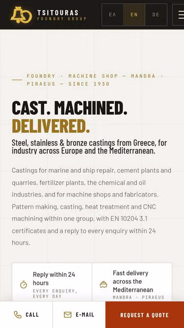 Screenshot of foundry.gr