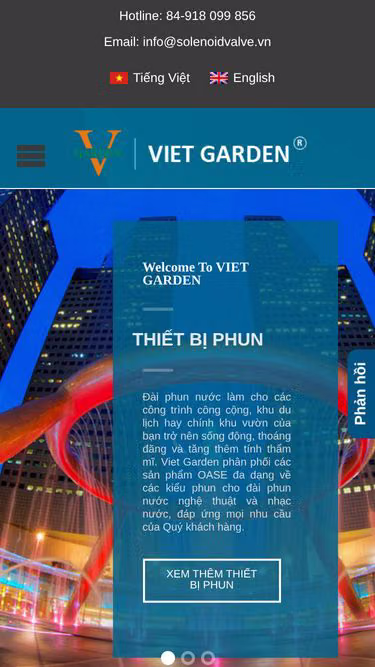 Screenshot of fountain.vn