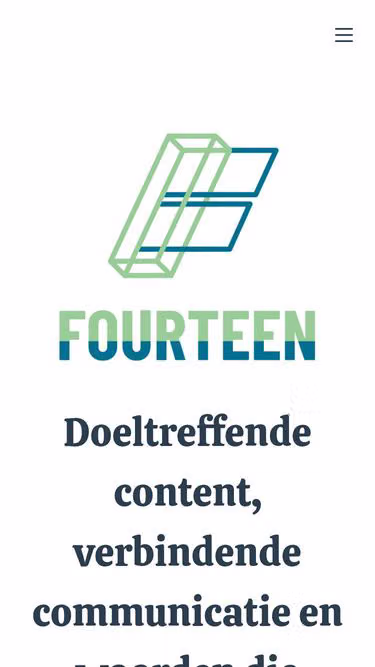Screenshot of fourteen.be