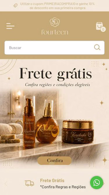 Screenshot of fourteen.com.br