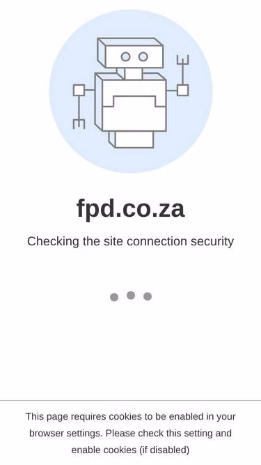 Screenshot of fpd.co.za