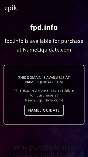 Screenshot of fpd.info