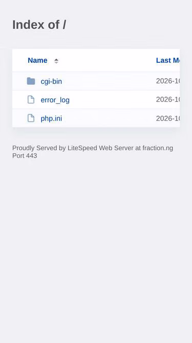 Screenshot of fraction.ng