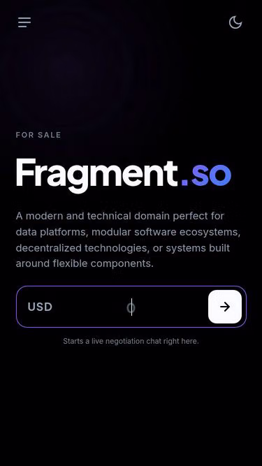 Screenshot of fragment.so