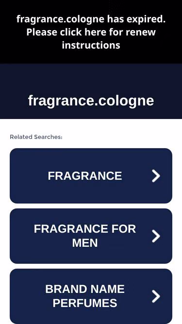 Screenshot of fragrance.cologne